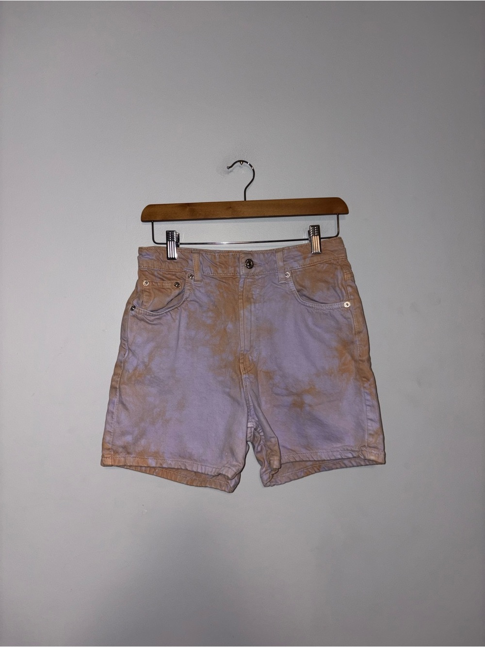 Zara • Purple Tie Dye Denim Shorts (NWOT)